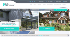 Desktop Screenshot of pandpglass.co.uk